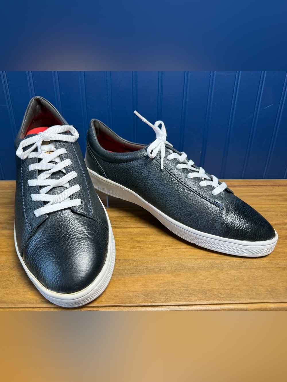 Sandro Moscoloni Hash M180 Men’s Black Leather Sneakers 11.5 D